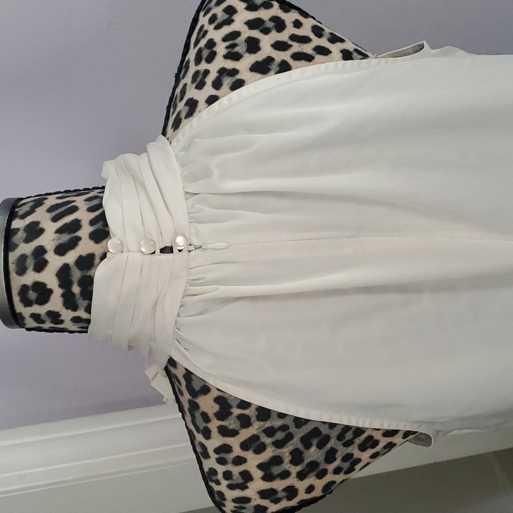High Neck Polyester Top - Picture 3 of 5